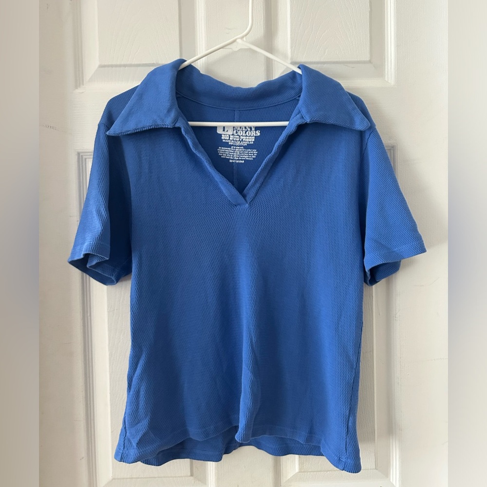 BIG BUD PRESS Blue polo size L
